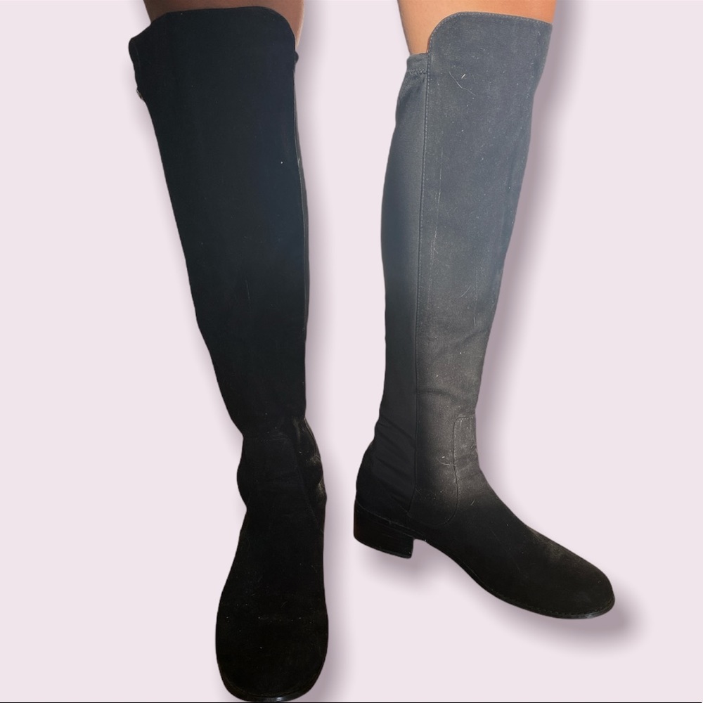 Steve Madden Knee high Suede Boots (Vegan Leather)